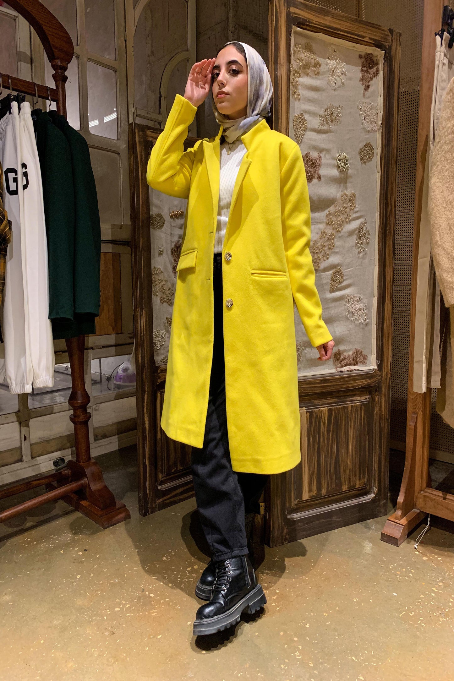 Essential Coat - Yellow
