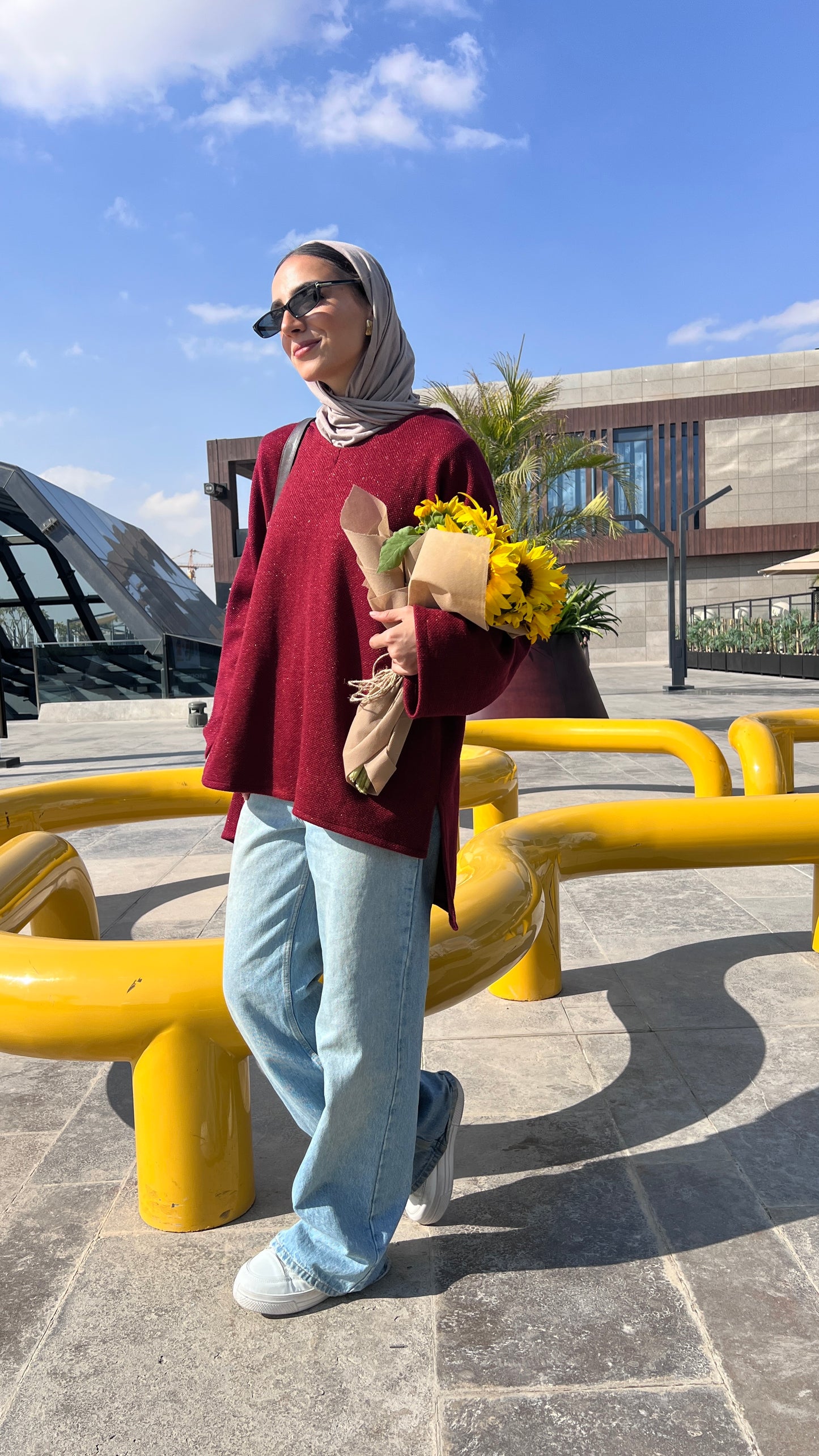 Burgundy Aura Pullover