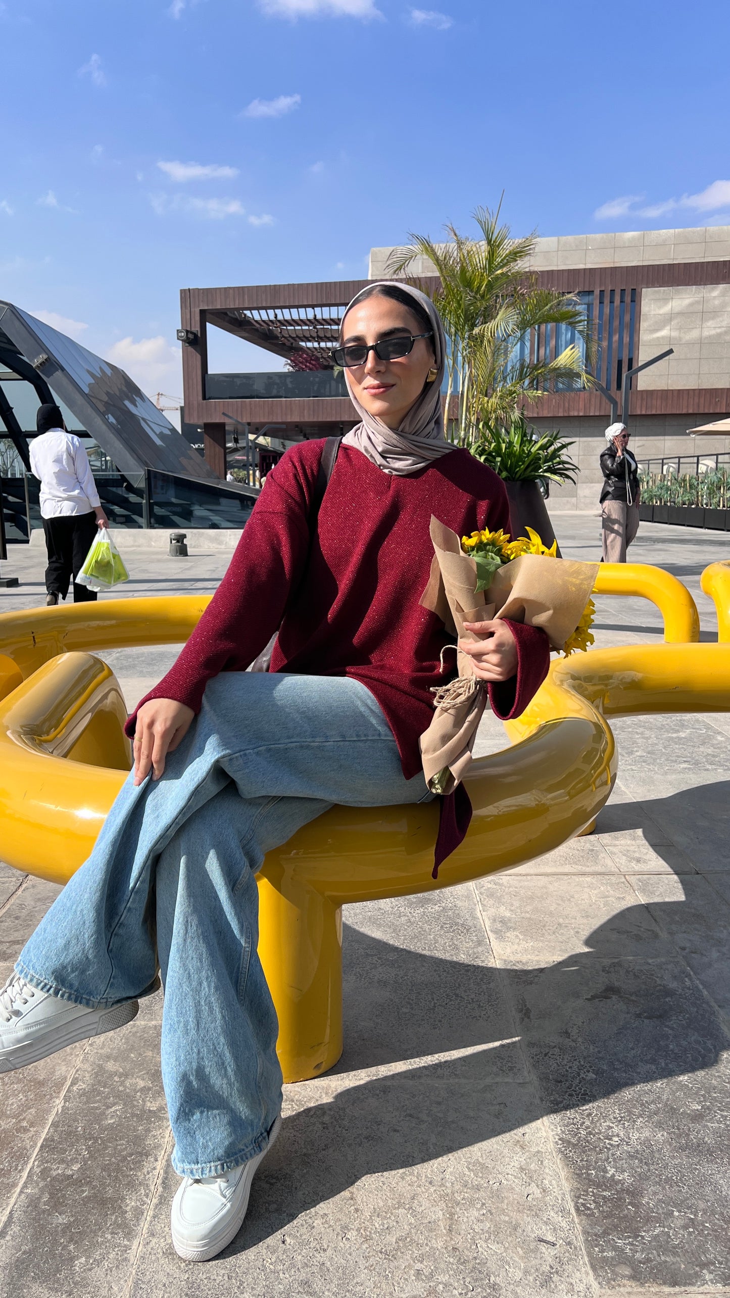 Burgundy Aura Pullover