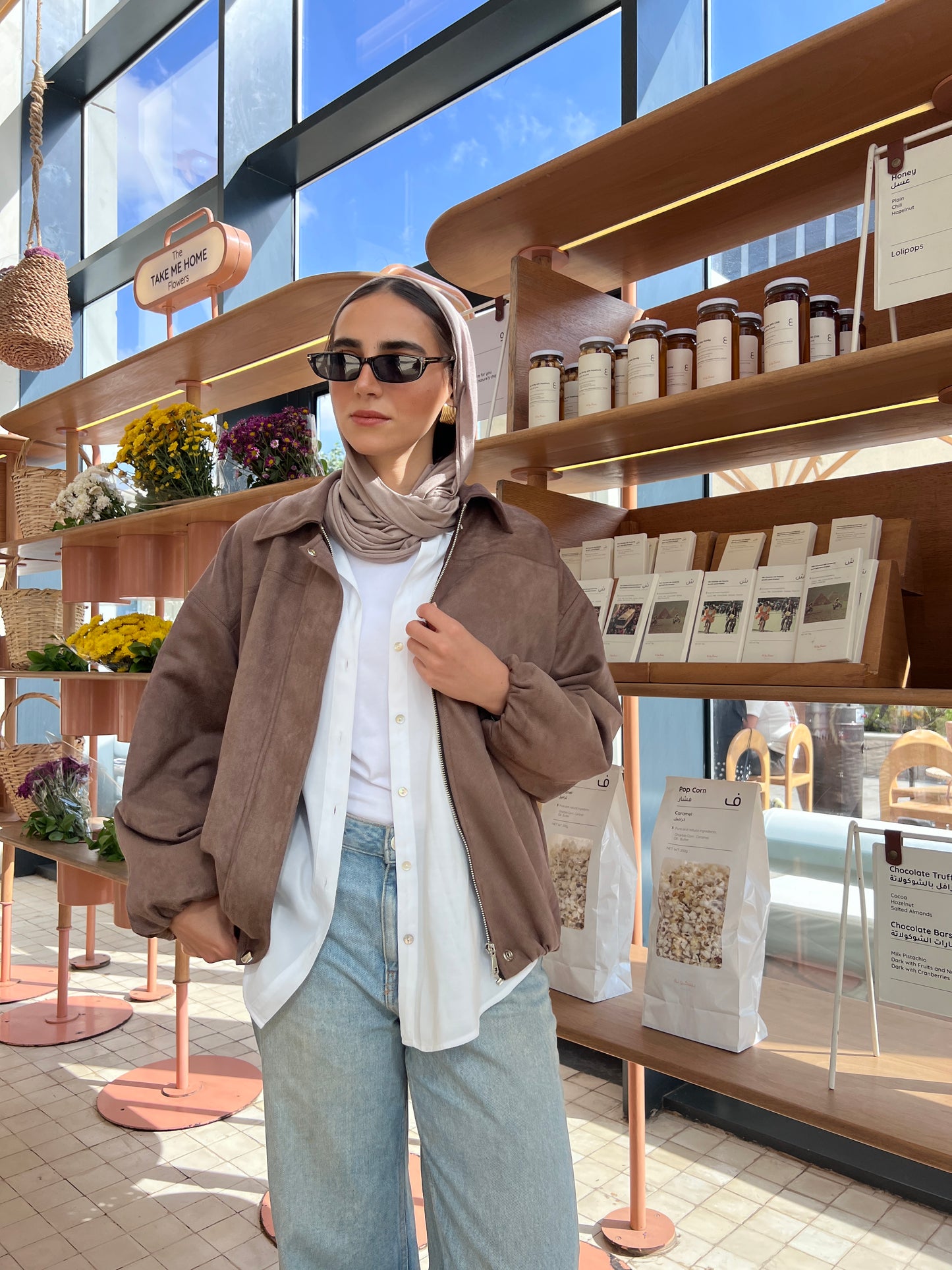 Brown Belle Suede Jacket